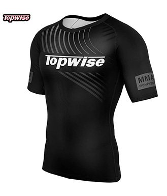 Black Anti-Slip Bjj Rashguard