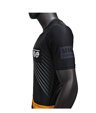 Black Anti-Slip Bjj Rashguard