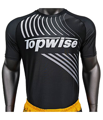 Black Anti-Slip Bjj Rashguard