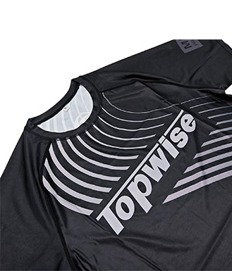 Black Anti-Slip Bjj Rashguard