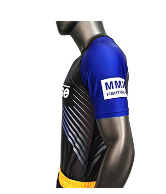 Blue Anti Slip Bjj Rashguard