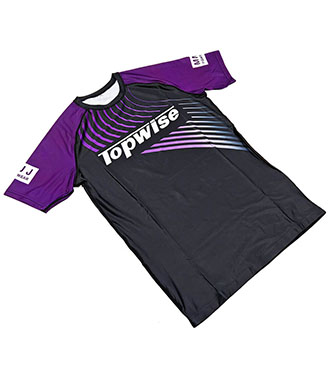 Pruple Anti Slip Bjj Rashguard