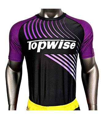 Pruple Anti Slip Bjj Rashguard