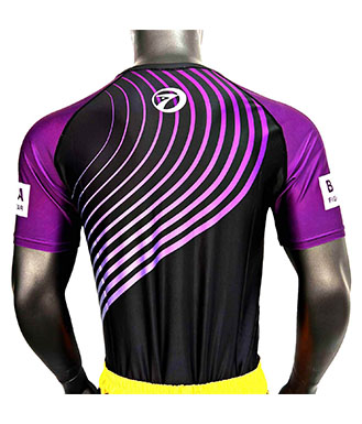 Pruple Anti Slip Bjj Rashguard