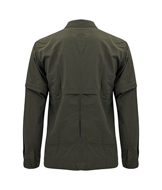 Green Button Down Fishing Shirt