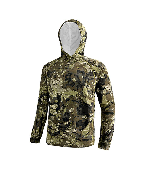 Dark Green Fishing Hoodies