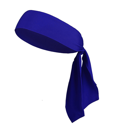 Red Athletic Tie Headbands Custom