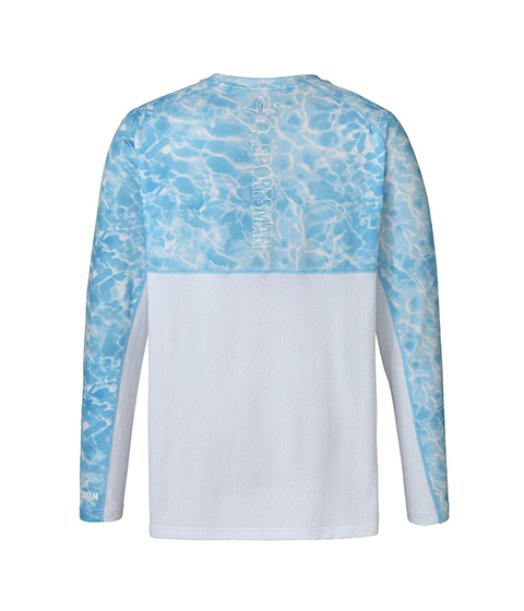 Light Blue Performance Fishing Shirt