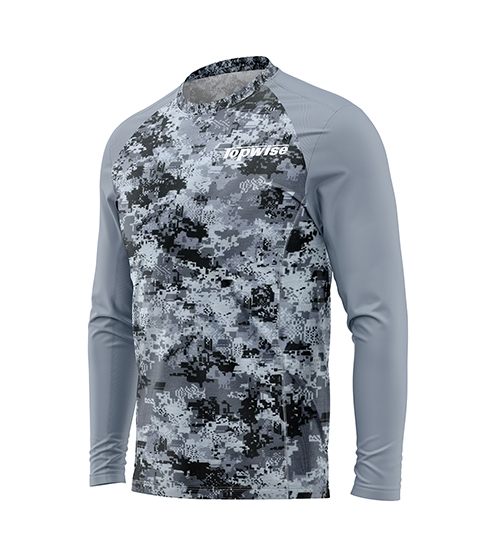 Grey UPF Fishing Shirt