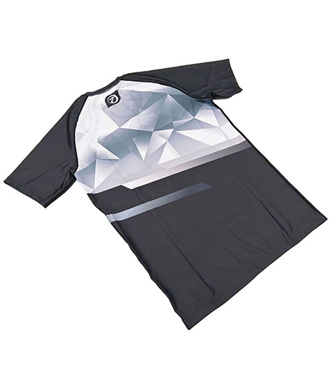 Black and White MMA Rashguard