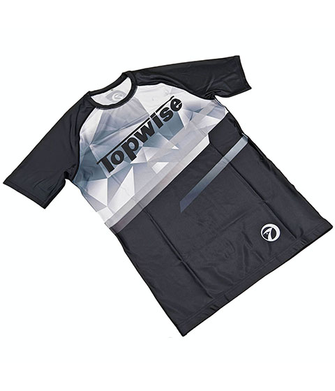 Black and White MMA Rashguard