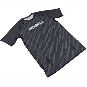 Black Bjj Rash Guard Short Sleeve