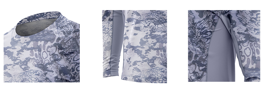 Grey High Performance Fishing Shirt